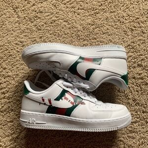 Custom painted Air Force ones